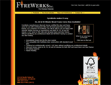 Tablet Screenshot of fyrewerks.com